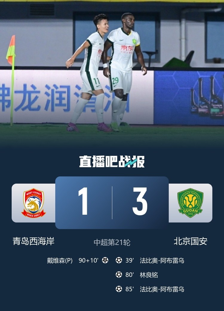 开云体育在线-客胜西海岸,国安创多项成就:联赛客场500积分,中超联赛1000球