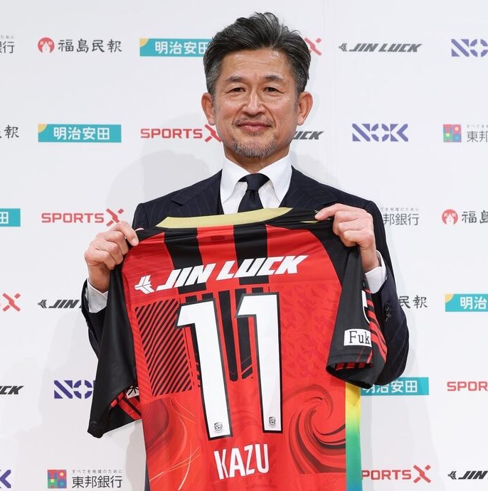 开云体育网址-将59岁！三浦知良出席J3福岛联见面会：对足球的热情越投入越强烈